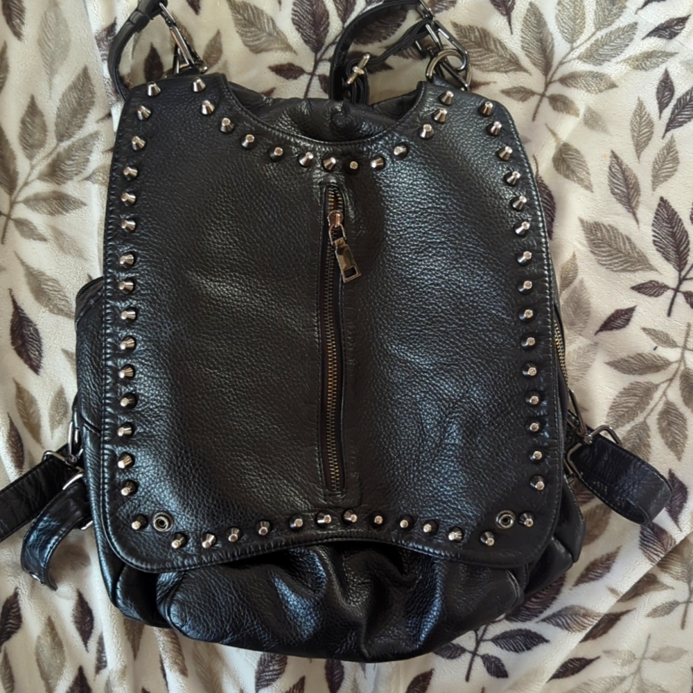 Lightly used women backpack purse